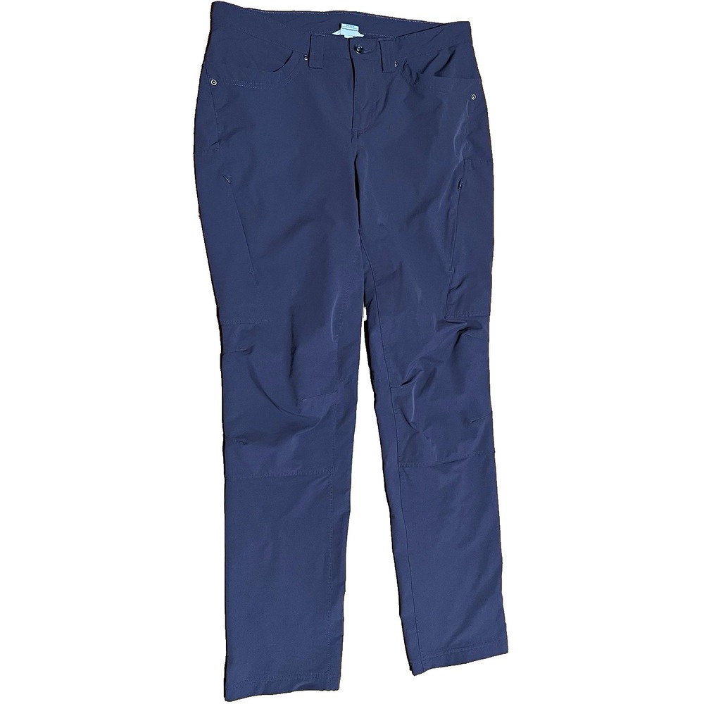 Duluth Trading Co Women’s Purple Cargo Straight Leg Pants Nylon 33”x33” Regular